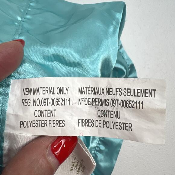 Circo Elephant Baby Lovey Satin Trim Security Blanket Aqua Blue Polka Dot Target - Picture 7 of 11